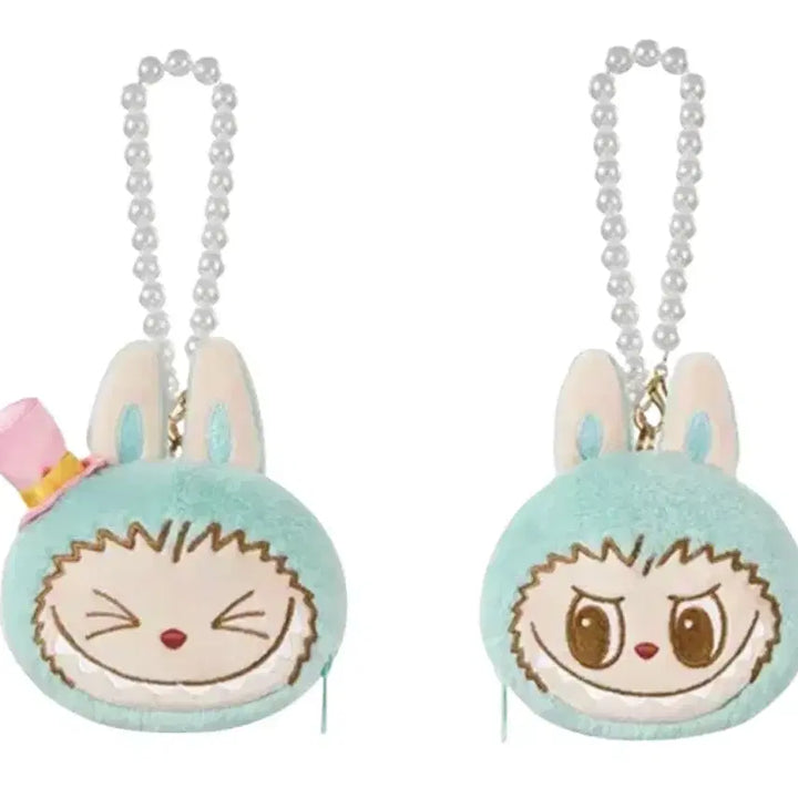 [BUNJANG] POP MART Labubu Party Pouch Set / 팝마트 라부부 파티 파우치 랜덤블라인드 민트라부부+스컬 세트