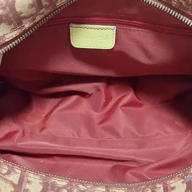 [BUNJANG] Dior Oblique Trotter Boston Bag Red / 디올 빈티지 오블리크 트로터 보스턴백 레드
