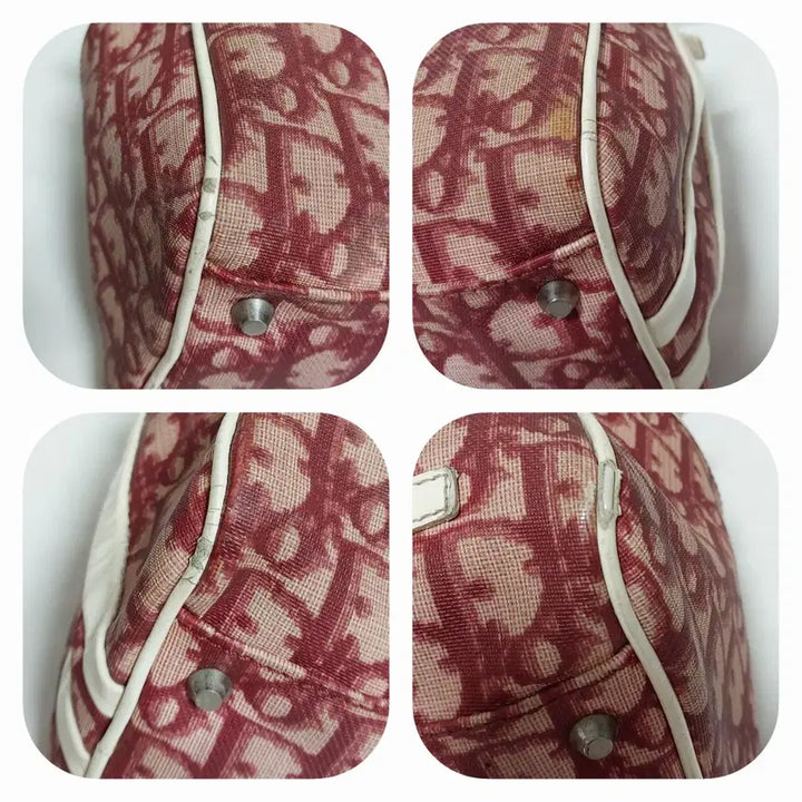 [BUNJANG] Dior Oblique Trotter Boston Bag Red / 디올 빈티지 오블리크 트로터 보스턴백 레드