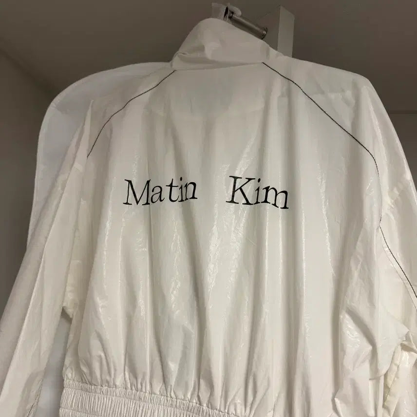 [BUNJANG] Matting Kim White Windbreaker Jacket / (S) 마뗑킴 화이트 바람막이