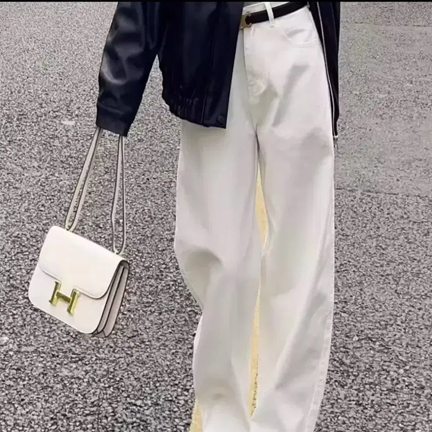 [BUNJANG] Loose Fit Wide Leg Jeans / 루즈핏 와이드 청바지