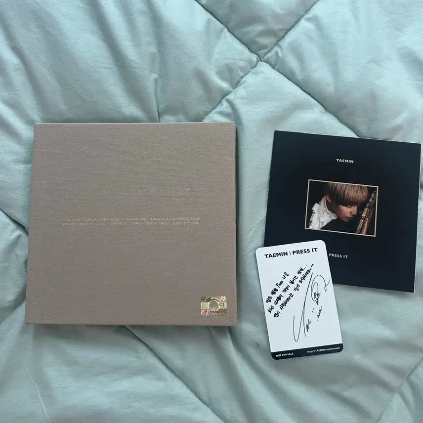 [BUNJANG] SHINee Taemin Press It Album + Photocard / 샤이니 태민 Press It 앨범 + 포카
