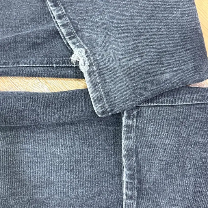 [BUNJANG] Black Indigo Denim Pants / 흑청 데님 팬츠