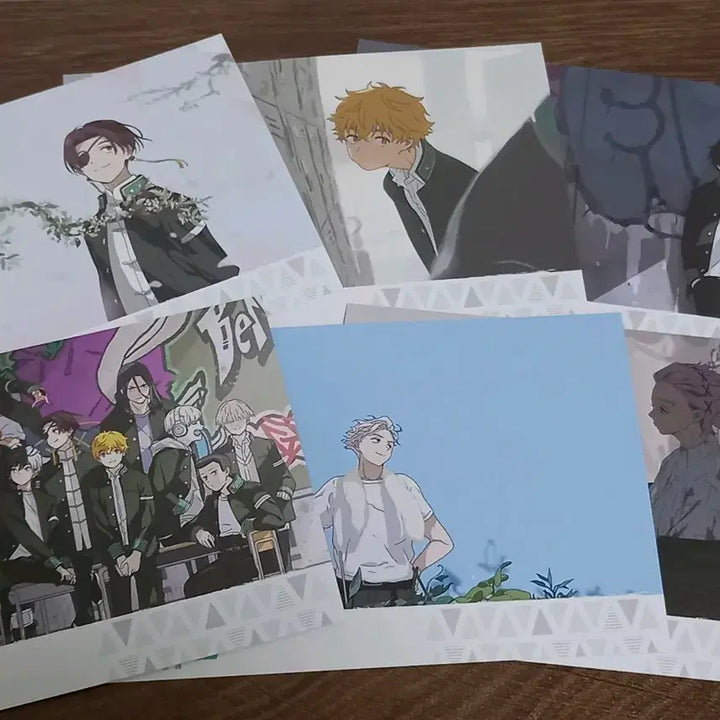 [BUNJANG] Winbreaker Postcard Set / 윈브레 엽서 세트 사쿠라,스오,우메미야