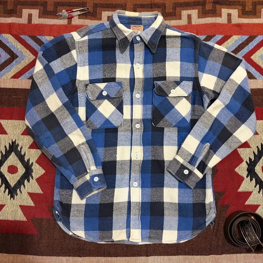 [BUNJANG] Warehouse Double Works Work Shirt / S) 웨어하우스 더블웍스 워크셔츠