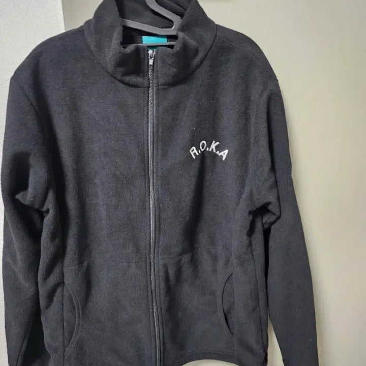 [BUNJANG] RokyT Korea Army Fleece Lined Zip-Up Jacket / 로키티 기모집업