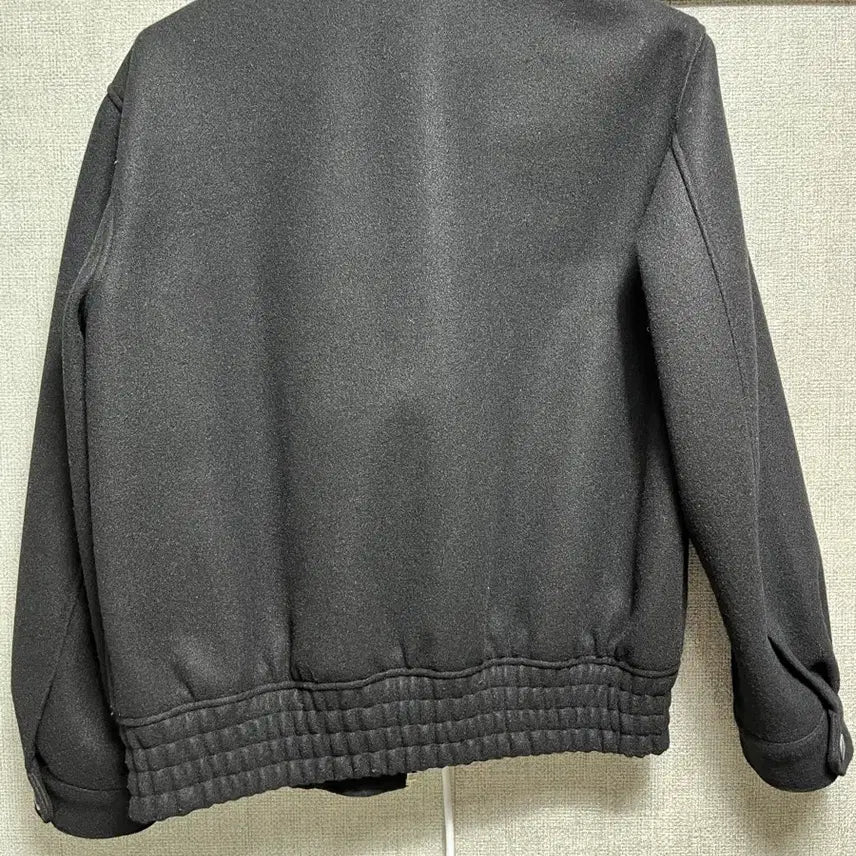 [BUNJANG] Dream World M Black Blouson Jacket / [M] 드림월드 울 블루종 자켓 검정
