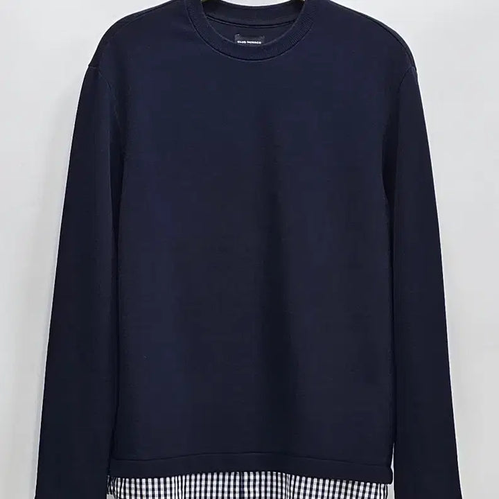 [BUNJANG] Club Monaco Navy Layered T-shirt Sweatshirt / 클럽모나코 셔츠 레이어드 맨투맨 티셔츠