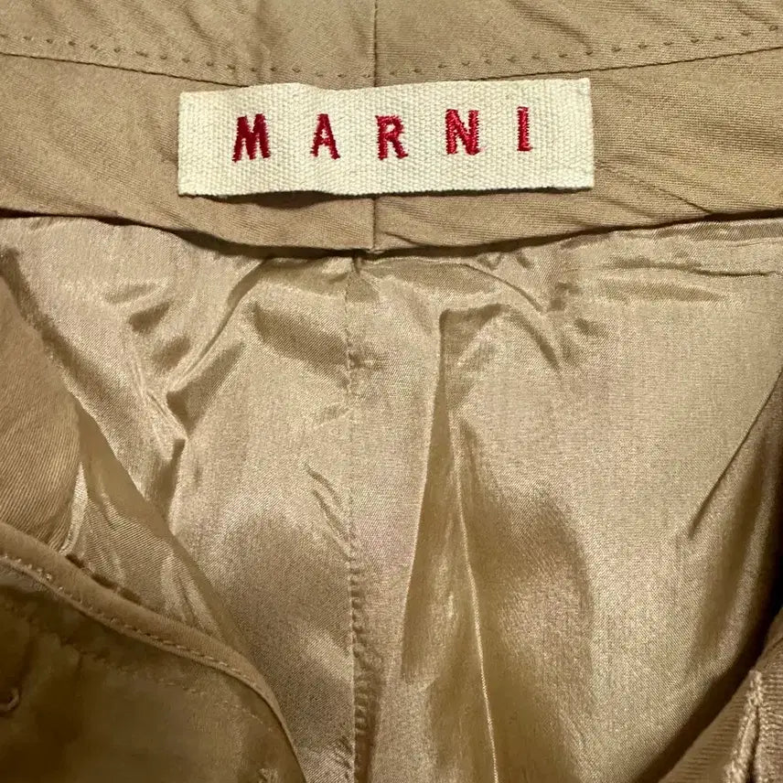 [BUNJANG] Marni Beige Slacks Trousers / 마르니 베이지 슬랙스 트라우저