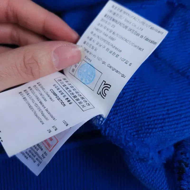 [BUNJANG] Solid Homme Sweatshirt / [50] 솔리드옴므 맨투맨