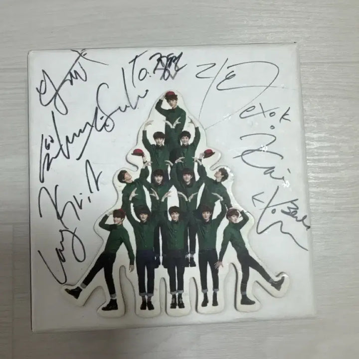 [SOLD OUT] 엑소오빠들 친필싸인 앨범 크리스마스 에디션
