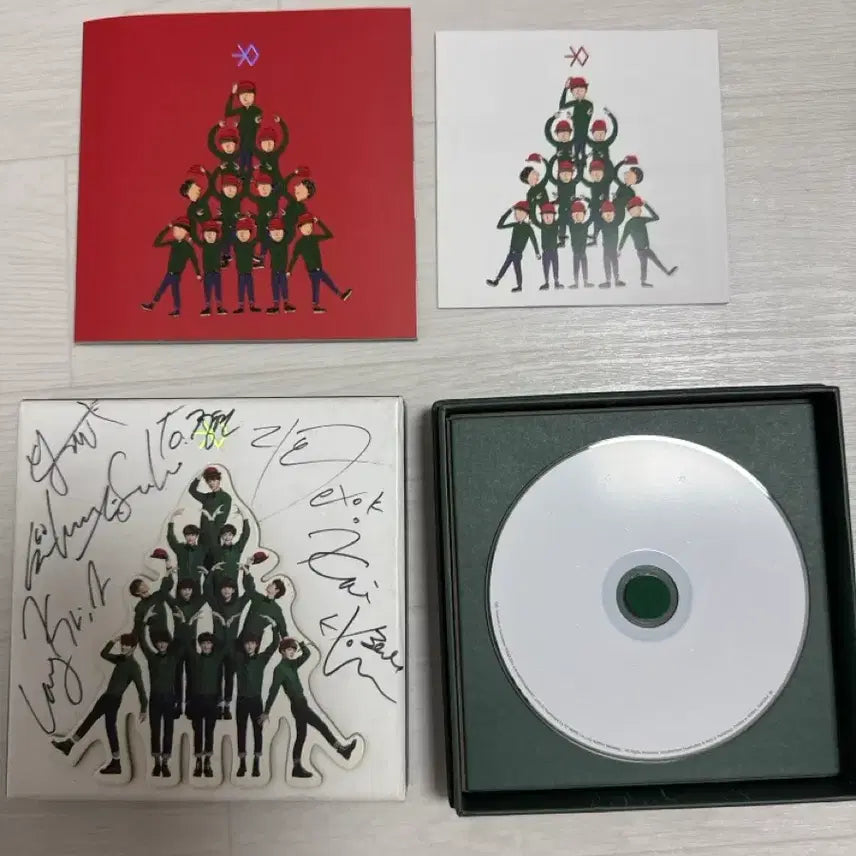 [SOLD OUT] 엑소오빠들 친필싸인 앨범 크리스마스 에디션