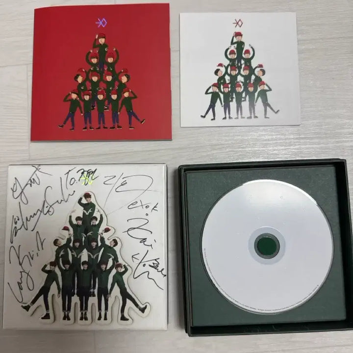 [SOLD OUT] 엑소오빠들 친필싸인 앨범 크리스마스 에디션