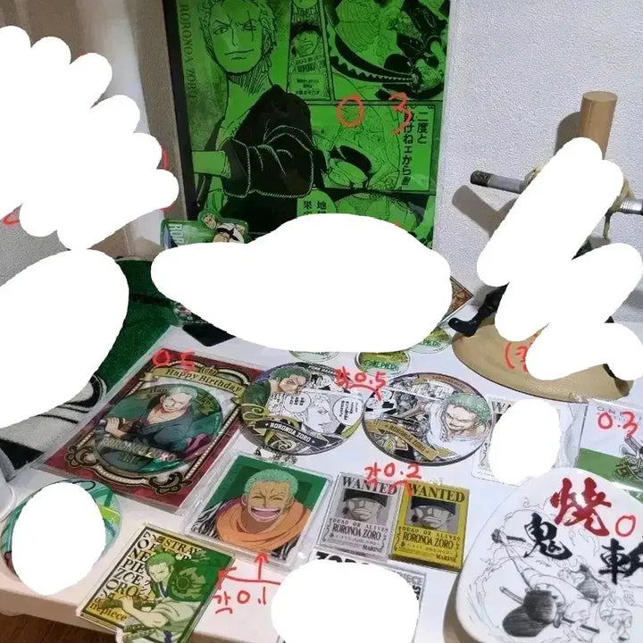 [BUNJANG] One Piece Roronoa Zoro Merchandise Bundle / 원피스 롤로노아 조로 굿즈 판매