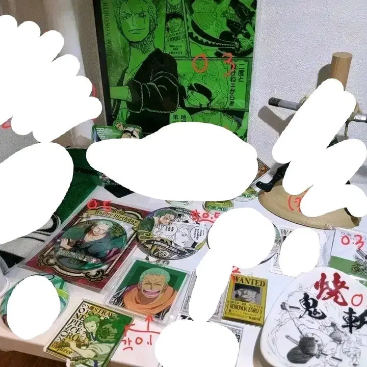 [BUNJANG] One Piece Roronoa Zoro Merchandise Bundle / 원피스 롤로노아 조로 굿즈 판매