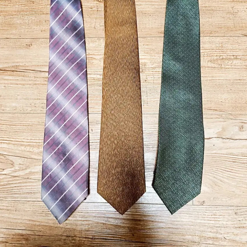 [BUNJANG] Renoma Silk Tie Set / 넥타이 3종 레노마 등 실크넥타이 남성용 정장