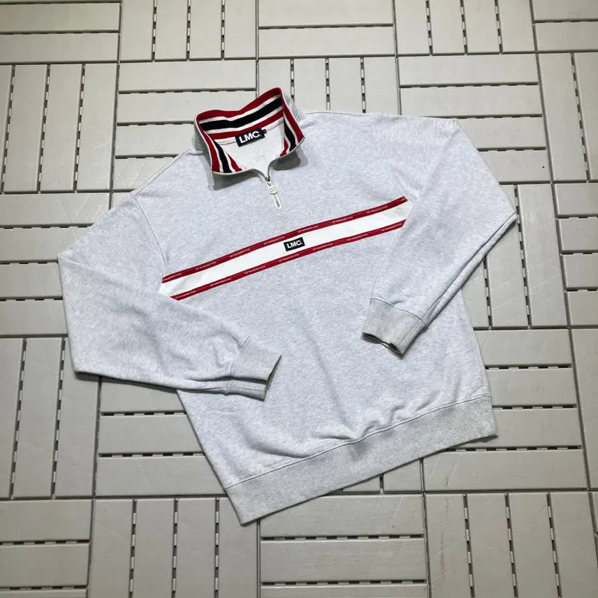 [BUNJANG] LMC Half-Zip Sweatshirt 0308 / [L]LMC 반집업 맨투맨 0308