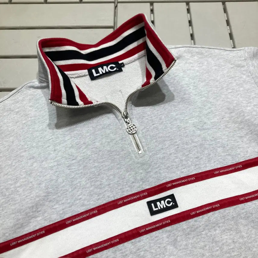 [BUNJANG] LMC Half-Zip Sweatshirt 0308 / [L]LMC 반집업 맨투맨 0308