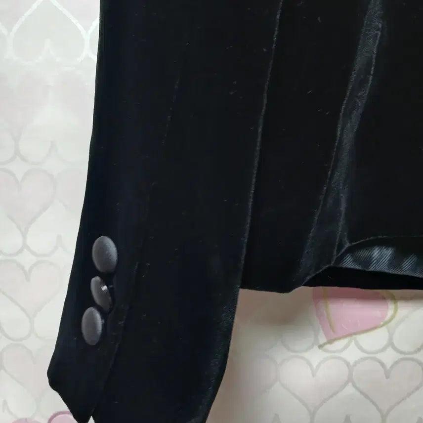 [BUNJANG] DEMIAN Velvet Black Jacket / DEMIAN 벨벳 블랙 자켓