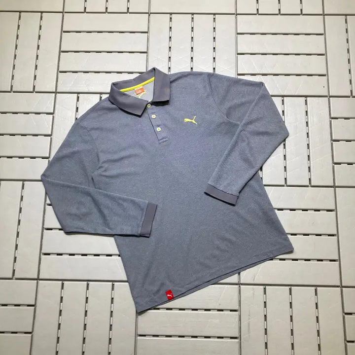 [BUNJANG] Puma Long Sleeve Collar T-Shirt / [L]푸마 긴팔 카라티 0311