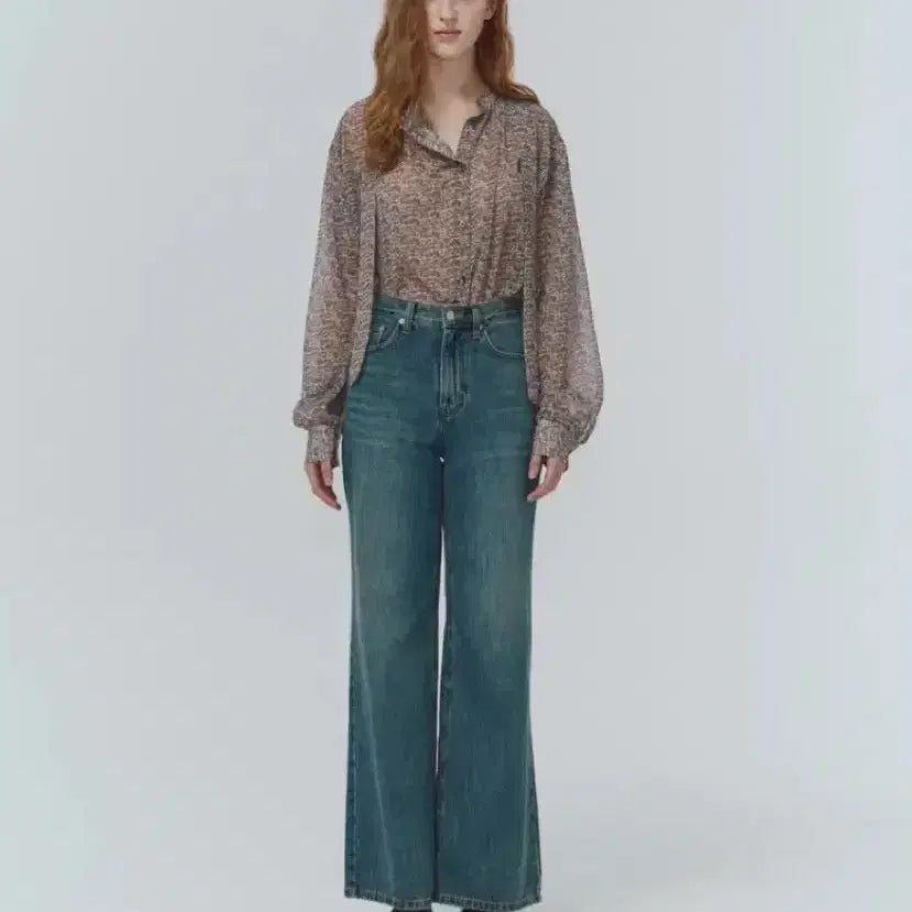 [SOLD OUT] 르에 lea 엘렌 셔링 스카프 블라우스