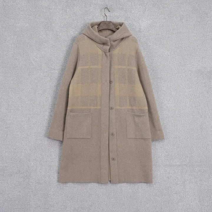 [BUNJANG] Freebalance Wool Fox Coat Cardigan - Beige / 프리밸런스 23FW 울 폭스 코트 가디건 66size