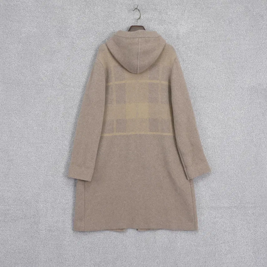 [BUNJANG] Freebalance Wool Fox Coat Cardigan - Beige / 프리밸런스 23FW 울 폭스 코트 가디건 66size