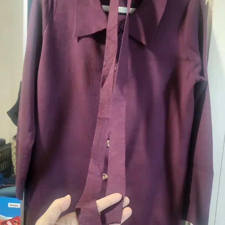 [BUNJANG] The Izzat Knit Dress Wine 55 / 더아이잗 니트원피스 와인55