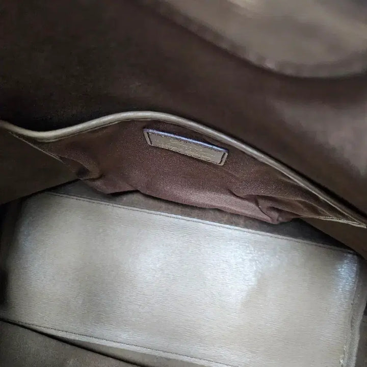 [BUNJANG] Lauren Ralph Lauren Leather Shoulder Bag / 로렌 랄프로렌 가죽 숄더백 브라운