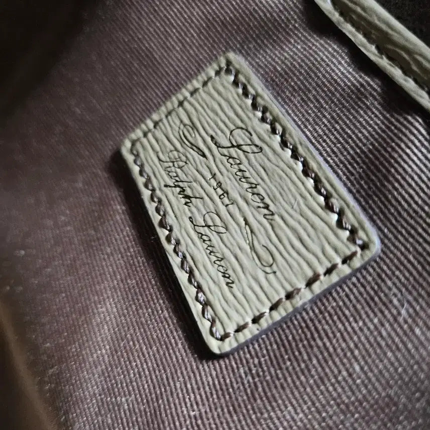 [BUNJANG] Lauren Ralph Lauren Leather Shoulder Bag / 로렌 랄프로렌 가죽 숄더백 브라운