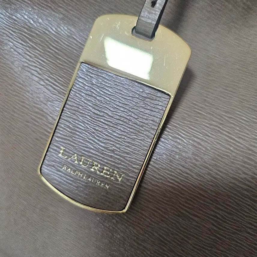 [BUNJANG] Lauren Ralph Lauren Leather Shoulder Bag / 로렌 랄프로렌 가죽 숄더백 브라운