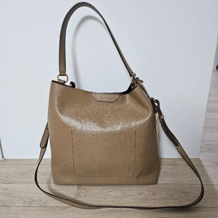 [BUNJANG] Lauren Ralph Lauren Leather Shoulder Bag / 로렌 랄프로렌 가죽 숄더백 브라운