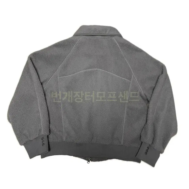 [BUNJANG] Tuomio Oversized Fleece Bomber Jacket / 뚜오미오 오버사이즈 플리스 봄버 차콜 tuomio 플리스자켓 후리스