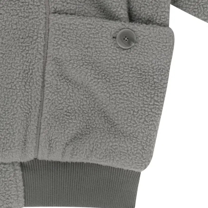 [BUNJANG] Tuomio Oversized Fleece Bomber Jacket / 뚜오미오 오버사이즈 플리스 봄버 차콜 tuomio 플리스자켓 후리스
