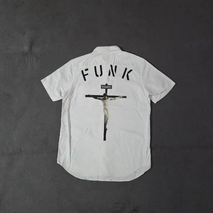 [BUNJANG] Wackomaria Jesus Print Short Sleeve Shirt L / 와코마리아 예수 반팔 셔츠 L