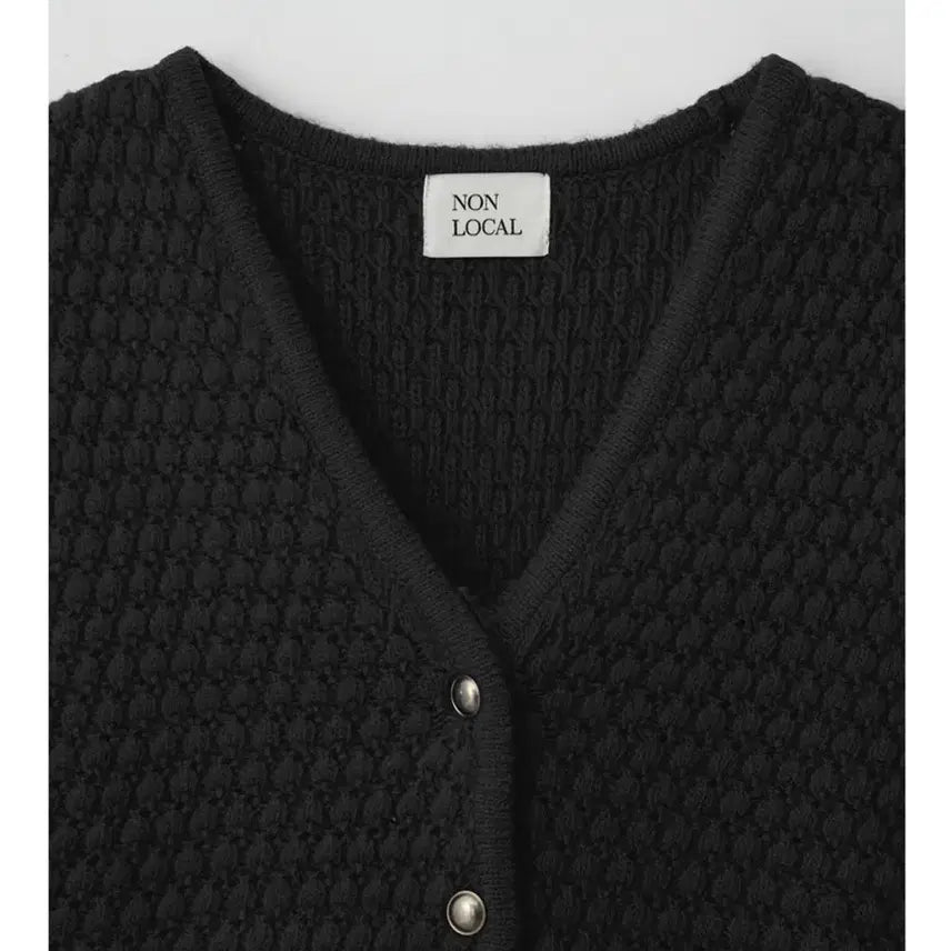 [BUNJANG] Noll Local Goldish Tweed Knit Vest / 논로컬 골디쉬 트위드 니트 베스트