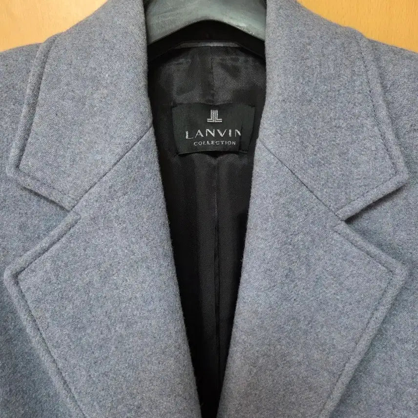 [BUNJANG] LANVIN Collection Lettering Blazer Gray / LANVIN 랑방 컬렉션 레터링 모자켓 그레이