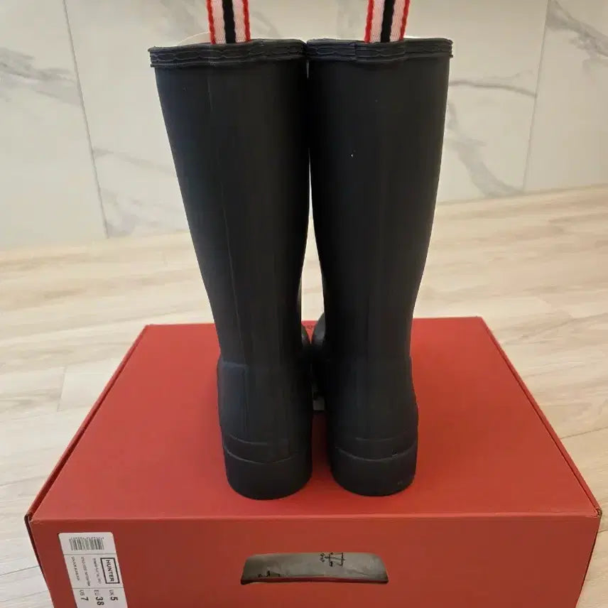 [SOLD OUT] 헌터 우먼스 플레이 톨 레인부츠 블랙  UK5