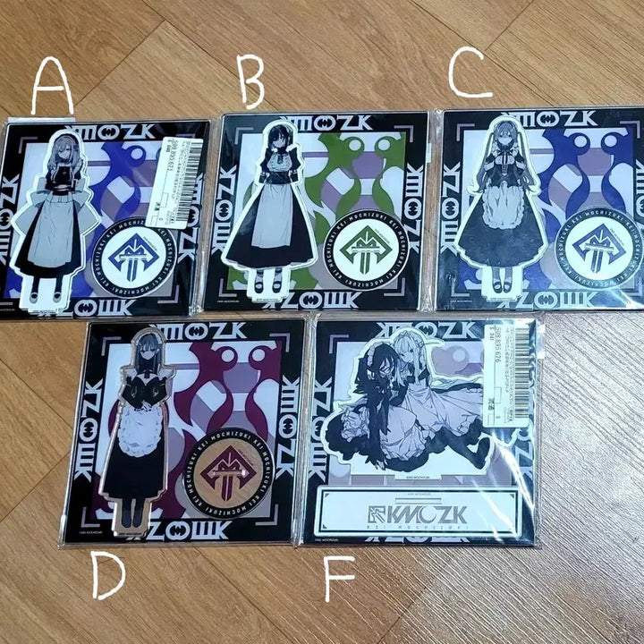 [BUNJANG] Mochizuki Kei Artist Acrylic Stand / 모치즈키 케이 일러레 개인전 팝업 메이드 아크릴 스탠드 A B C D F