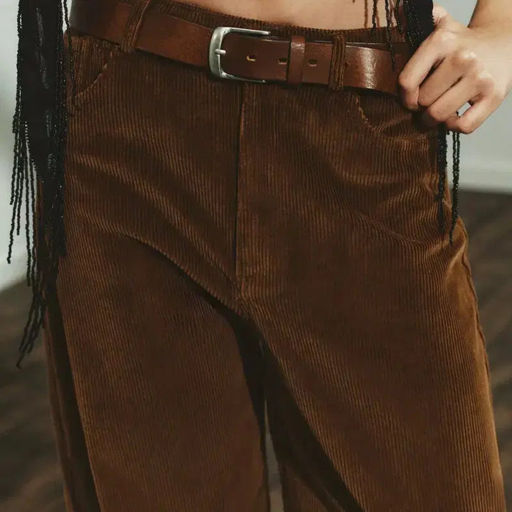 [BUNJANG] ZARA Corduroy Barrel Fit Pants / ZARA 자라 배럴 핏 코듀로이 팬츠 (새상품)