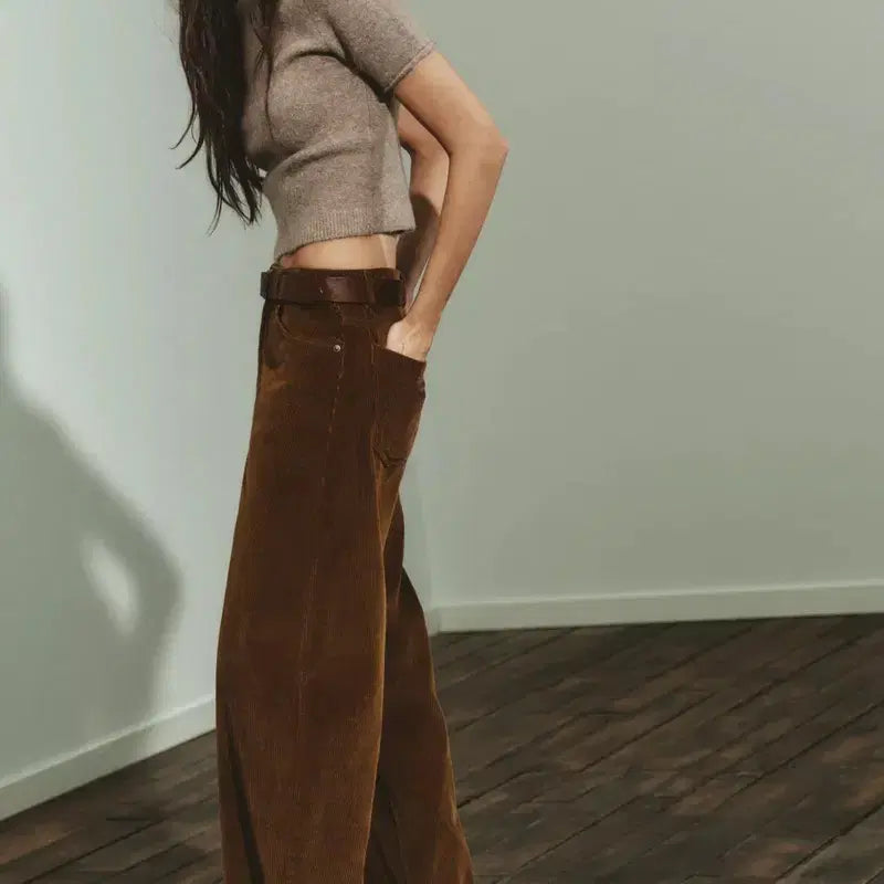 [BUNJANG] ZARA Corduroy Barrel Fit Pants / ZARA 자라 배럴 핏 코듀로이 팬츠 (새상품)