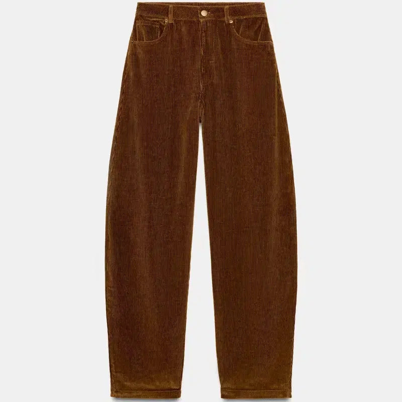 [BUNJANG] ZARA Corduroy Barrel Fit Pants / ZARA 자라 배럴 핏 코듀로이 팬츠 (새상품)
