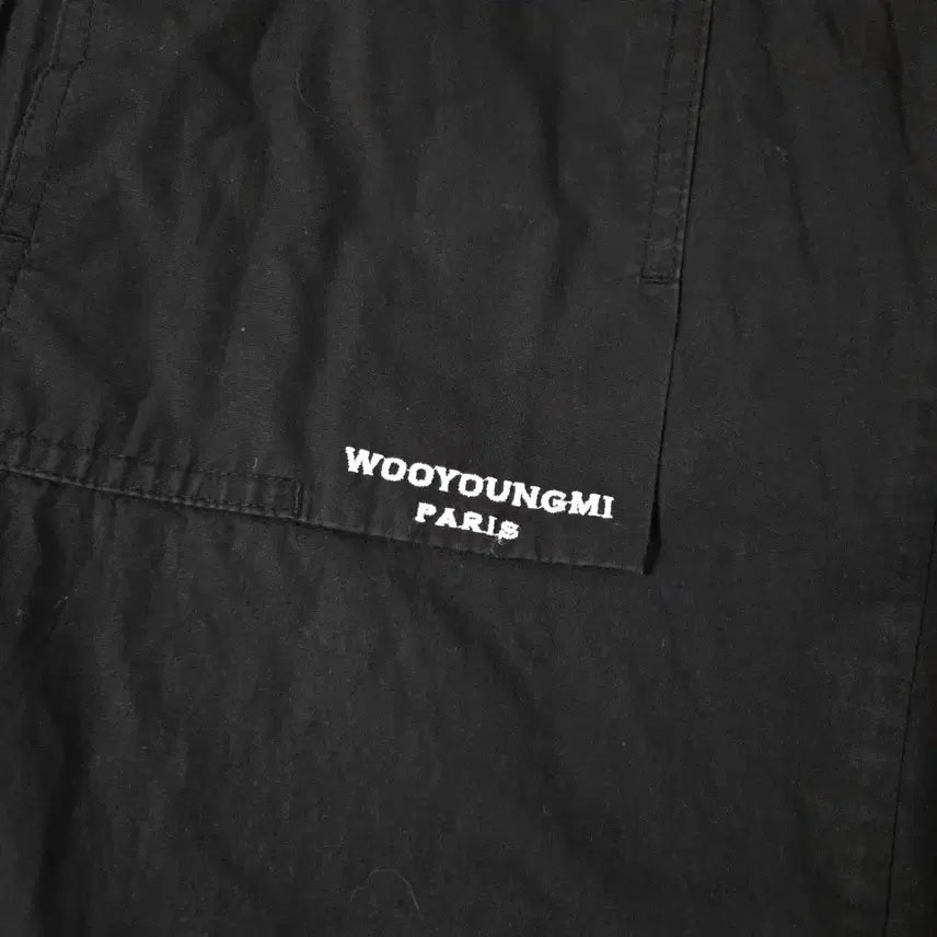 [BUNJANG] Wooyoungmi 22SS Paris Collection Leather Patch Shirt / 여성 우영미 22ss 파리컬렉션 백 레더 패치 셔츠 38 (남성95)