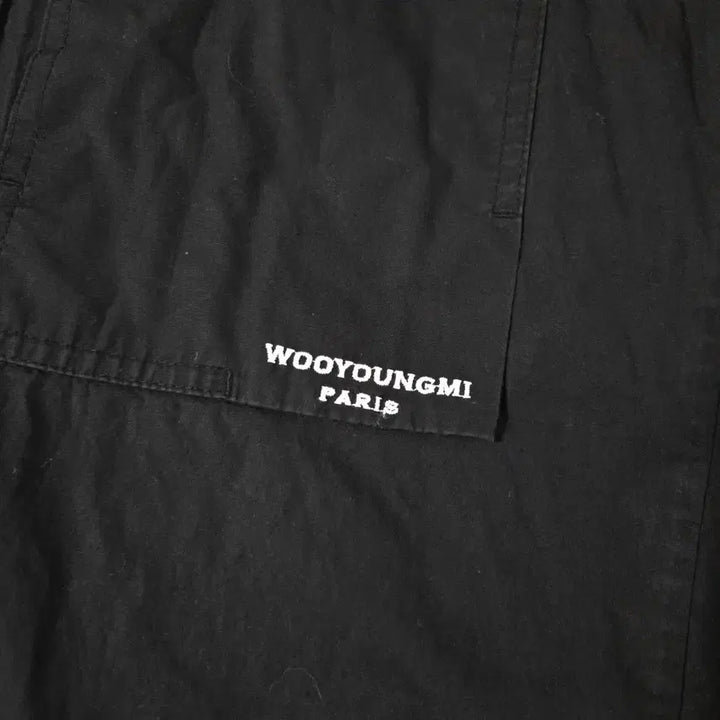 [BUNJANG] Wooyoungmi 22SS Paris Collection Leather Patch Shirt / 여성 우영미 22ss 파리컬렉션 백 레더 패치 셔츠 38 (남성95)