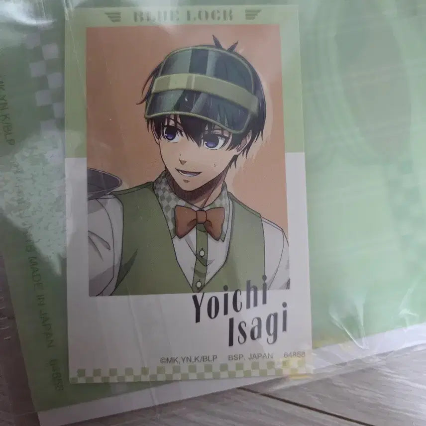 [BUNJANG] Blue Lock Isagi Clear File + Sticker Set / 블루록 이사기 클리어파일 + 스티커 세트