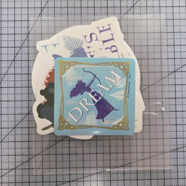 [BUNJANG] Pixar Merida Sticker / 픽사 쿠지 제일복권 메리다 스티커