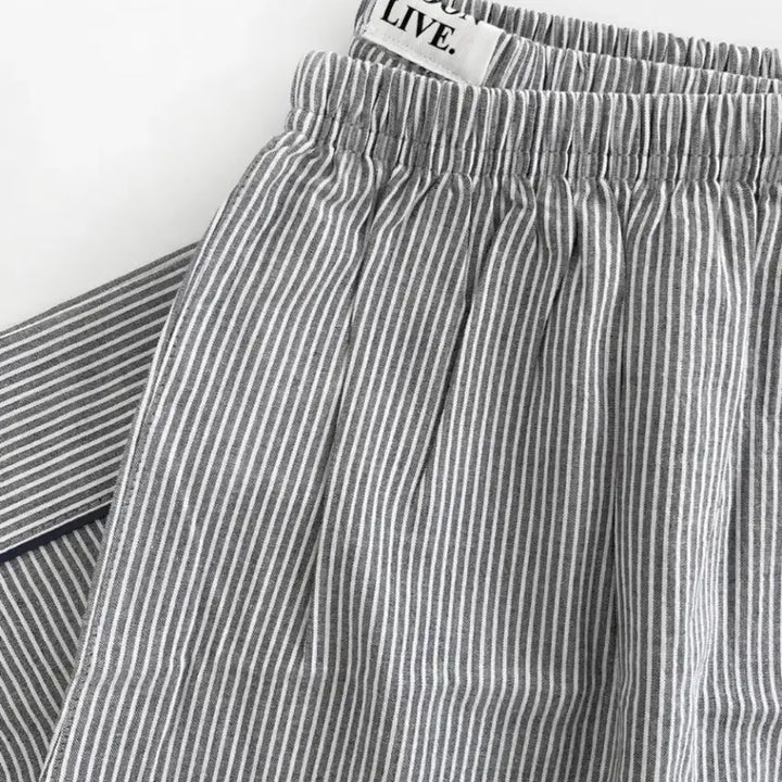 [BUNJANG] AFTERNOON LIVE Marine Striped Pajama Set / 애프터눈라이브 마린 스트라이프 파자마 세트