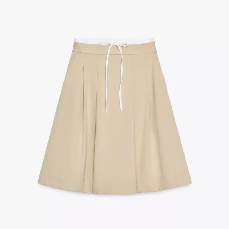 [SOLD OUT] ZARA 자라 레이어드 플리츠 미디 스커트