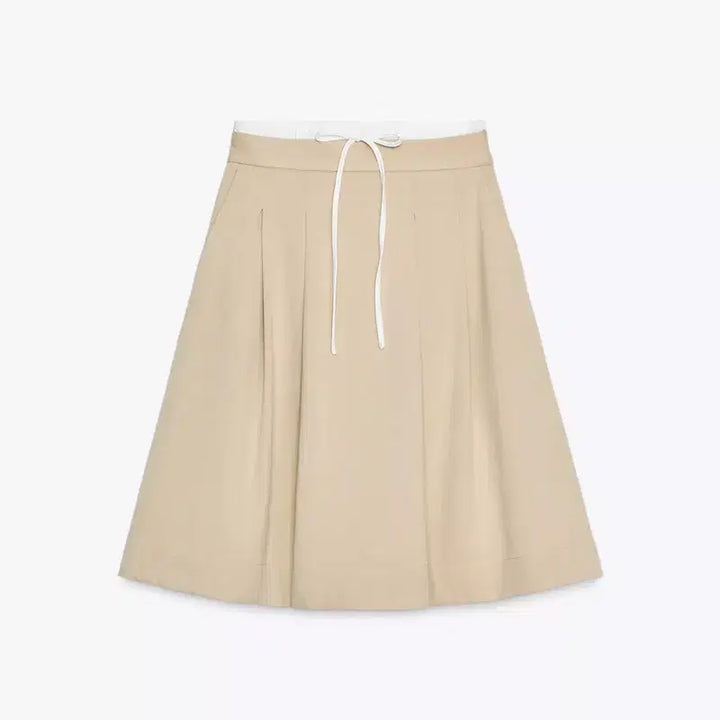 [SOLD OUT] ZARA 자라 레이어드 플리츠 미디 스커트