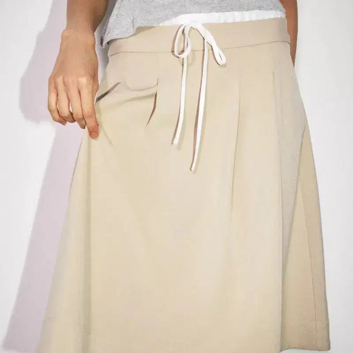 [SOLD OUT] ZARA 자라 레이어드 플리츠 미디 스커트